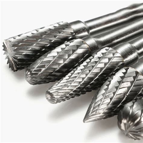 Carbide Rotary Burrs Tungsten Set in Tools Milling Drill Bit for Metal ...