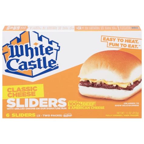 White Castle® Cheeseburger Sliders, 6 ct / 11 oz - Fry’s Food Stores