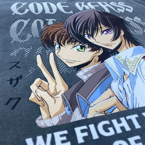 Code Geass - Lelouch Suzaku Power of Hearts T-Shirt - Crunchyroll ...