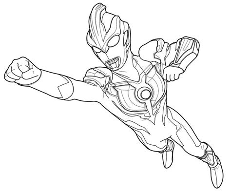 9 Enchanting Ultraman Coloring Pages for your Little Angels | Super ...