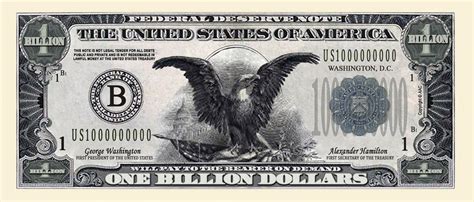 CLASSIC BILLION DOLLAR BILL – American Art Classics