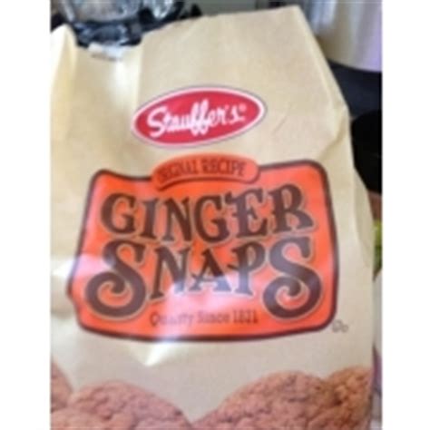 Stauffer's Ginger Snaps, Original Recipe: Calories, Nutrition Analysis ...