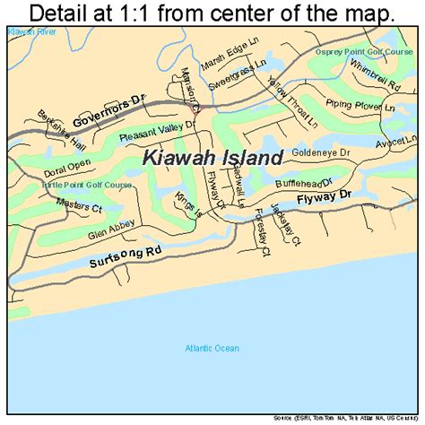 Kiawah Island South Carolina Street Map 4538162