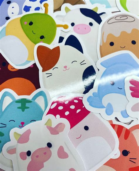 Squishmallows Stickers / Set of Squishmallow Stickers - Etsy