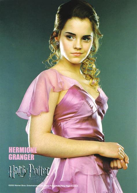 the visual influence: hermione's yule ball dress