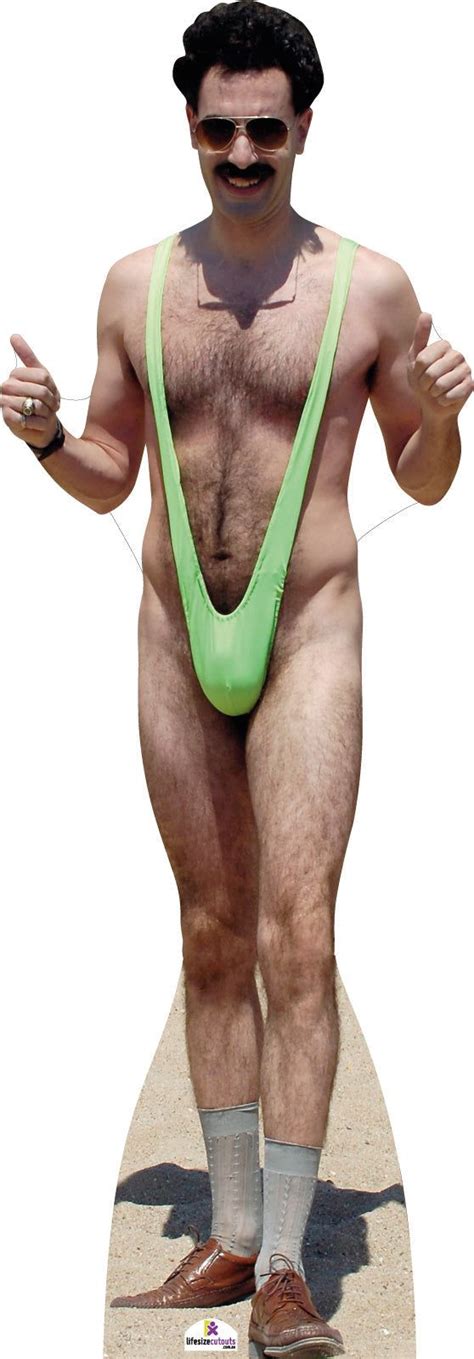 Borat Mankini - Sacha Baron Cohen N561 Celebrity Cutout | Sacha baron ...