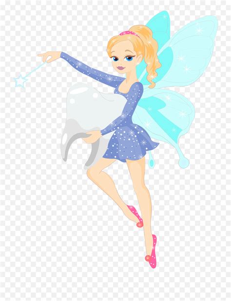 Clipart Of Tooth Fairy - Tooth Fairy Png Transparent Emoji,Tooth Fairy ...