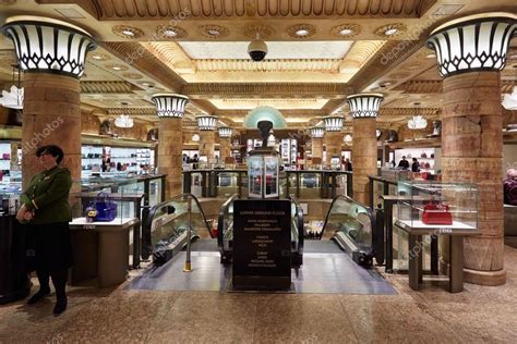 Harrods department store interior in London – Stock Editorial Photo ...