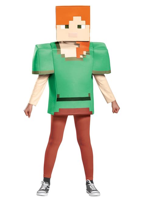 Minecraft Alex Girls Costume - Video Game Costumes