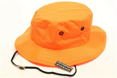 Hunter Orange Jungle Hat Water Resistant Made In USA – GRANDPOPSARMYNAVY