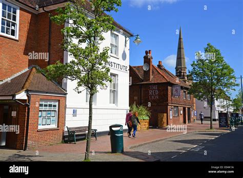 High Street, Egham, Surrey, England, United Kingdom Stock Photo - Alamy