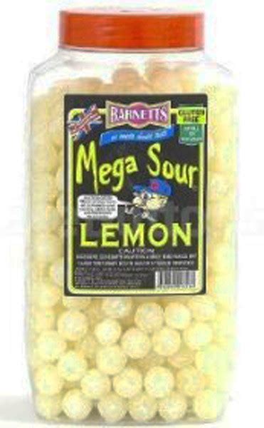 Barnetts Mega Sour Candy - Lemon Flavour, now available to purchase ...