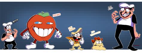 Pizza Tower characters by Deedge64 on Newgrounds