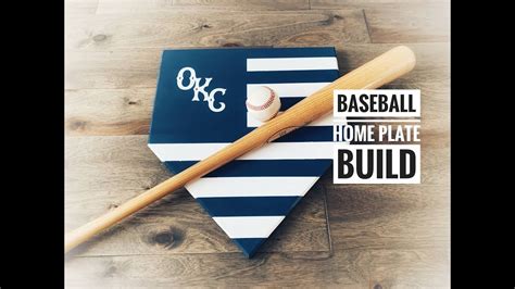 Wooden Home Plate Decor - YouTube