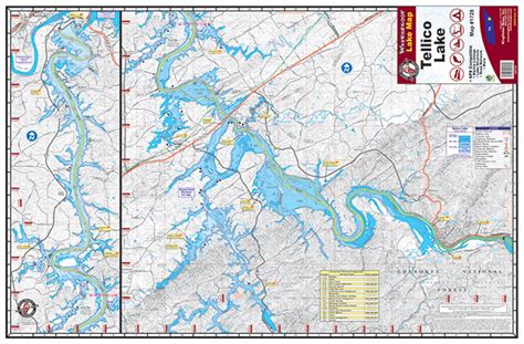 Tellico Lake #1728 – Kingfisher Maps, Inc.