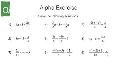 Solving Linear Equations Worksheet Pdf