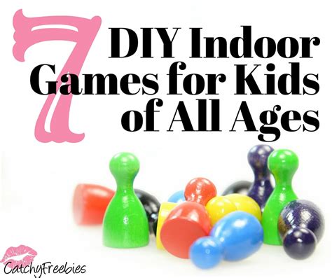 7 Fun DIY Indoor Games for Kids -CatchyFreebies