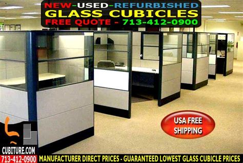 custom glass cubicles Archives | Cubicles & Office Furniture Sales ...