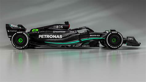 Mercedes presents black F1 W14 for 2023 F1 season