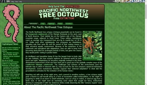 Library of Congress saves the Pacific Northwest Tree Octopus and other ...