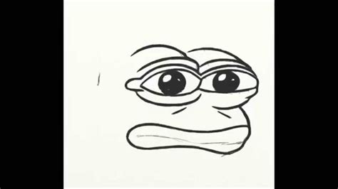 how to draw pepe frog - YouTube