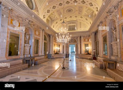 Interior Of The Palace Borromeo On The Isola Bella, Borromean Islands ...