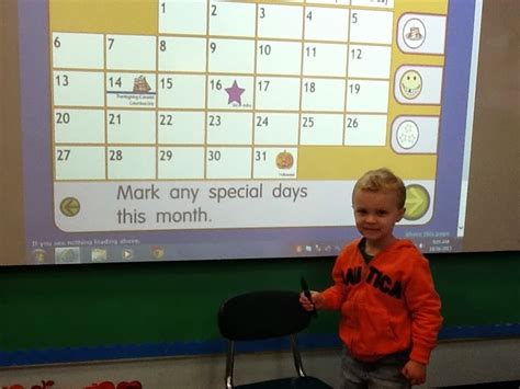 Starfall Calendar Smart Board 40