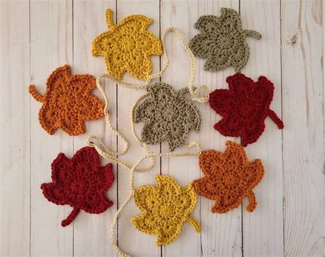 Fall Garland Leaf Garland Fall Decor Thanksgiving Decor Maple Leaf ...