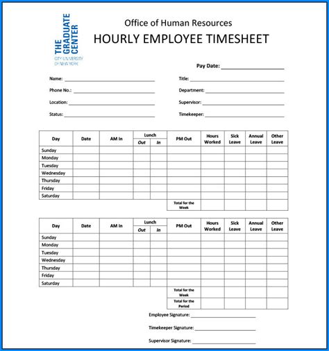 an employee timesheet is shown in the form of a work sheet for employees