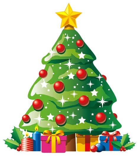 Christmas tree clipart free clip art images - ClipartAndScrap