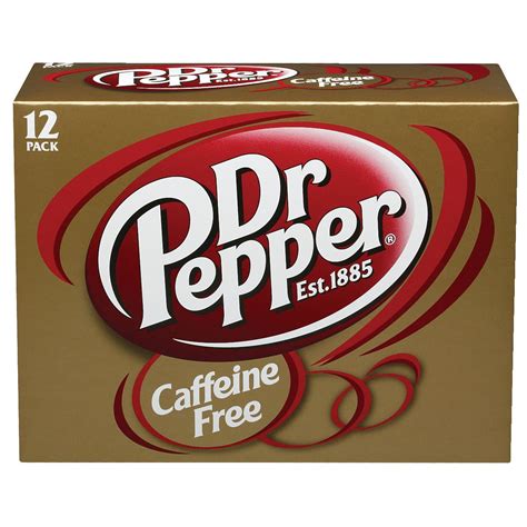 Caffeine Free Dr Pepper, 12 fl oz cans, 12 pack - Walmart.com - Walmart.com