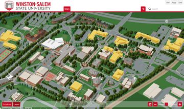 Winston Salem State University Campus Map - United States Map