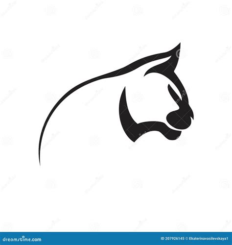 Wildcat Head Cartoon Vector | CartoonDealer.com #72385555