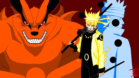 Naruto Six Paths Sage Mode and Kurama by BassMS on DeviantArt