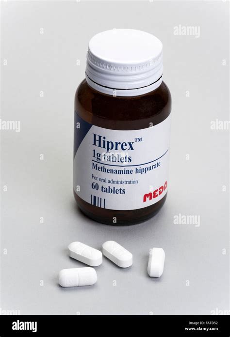 image of Hiprex methenamine tablets Stock Photo - Alamy