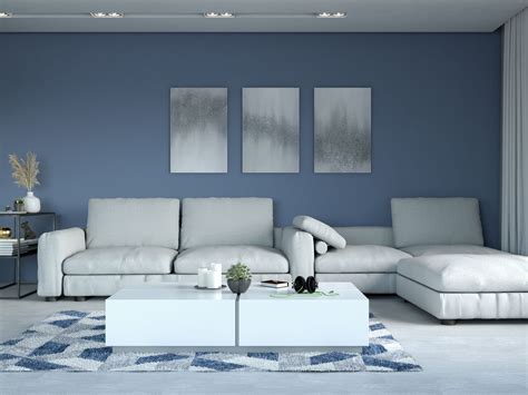 Living Room Blue Gray | atelier-yuwa.ciao.jp