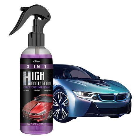 Buy 3 in 1 High Protection Quick Car Ceramic Coating Spray - Car Wax ...