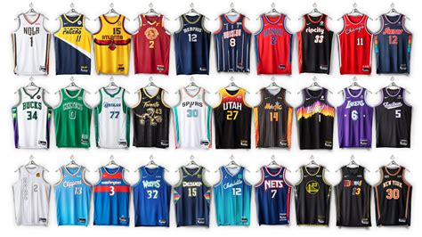 Nike NBA City Edition uniforms unveiled in honor of the 75th ...