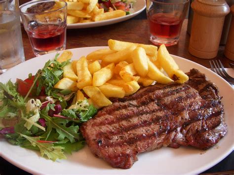 Ribeye steak & Chips | Karen | Flickr