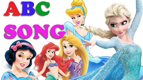 ABC SONG for Children With DISNEY Princess [Frozen] Alphabet Song - YouTube