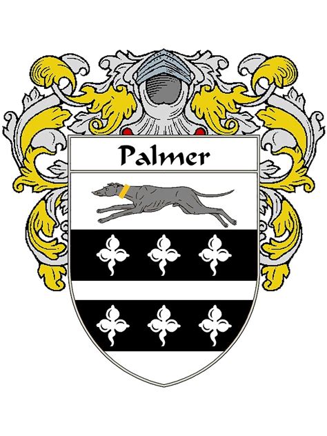 "Palmer Coat of Arms / Palmer Family Crest" Metal Print for Sale by ...