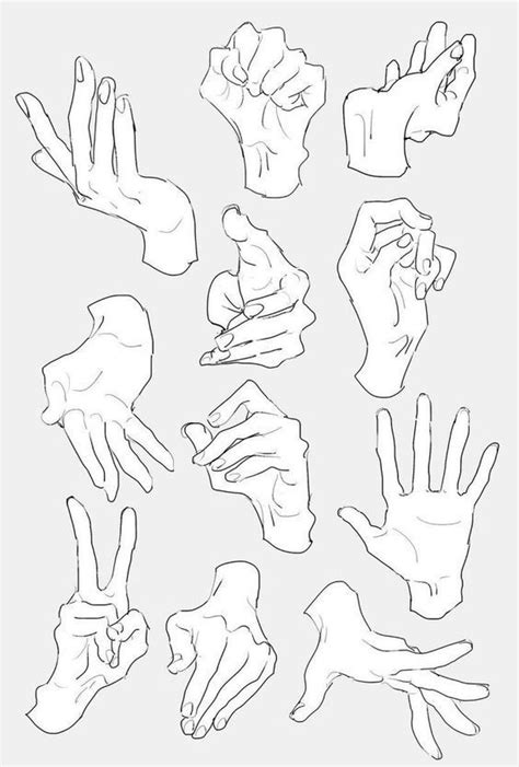 Hand drawing references | Drawing reference poses, Hand drawing ...