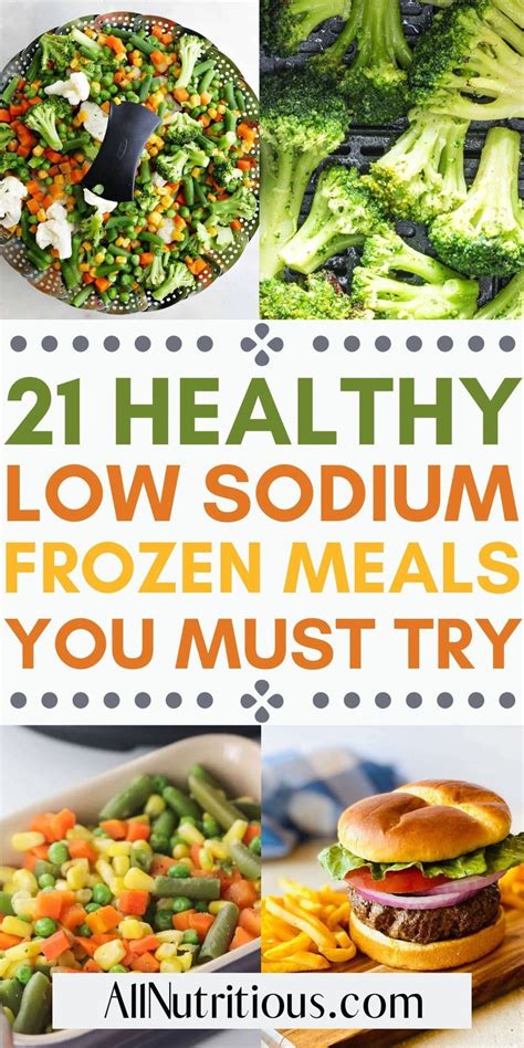 21 Best Low Sodium Frozen Meals For Healthy Dinners | Low sodium frozen ...