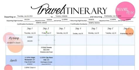 Marvelous Business Travel Itinerary Template Excel Free Cash Drawer ...