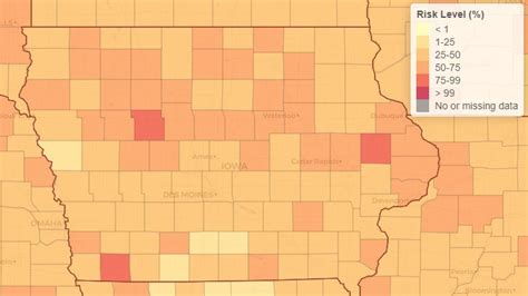 COVID In Iowa: Which counties have highest coronavirus exposure risk?