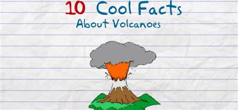 5 Facts About Volcanoes