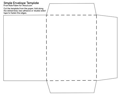 Printable Diy Envelope Template