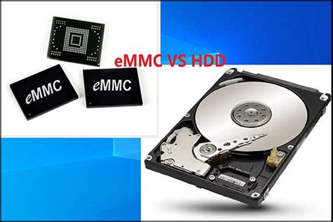 eMMC VS HDD: Qué diferencia hay y cuál es mejor