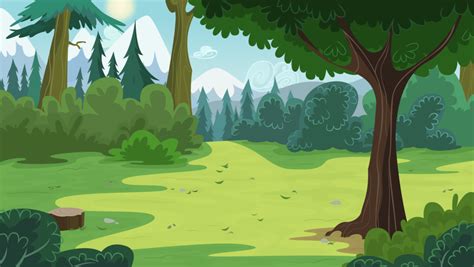 Pine Forest | Animation background, Forest illustration, Forest cartoon