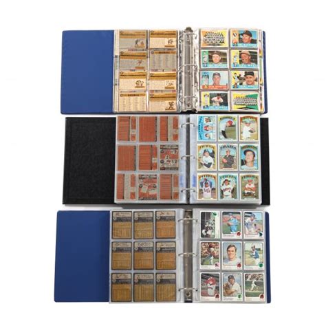 Three Baseball Card Albums 1950s, 1972 and 1973 Topps (Lot 1156 ...